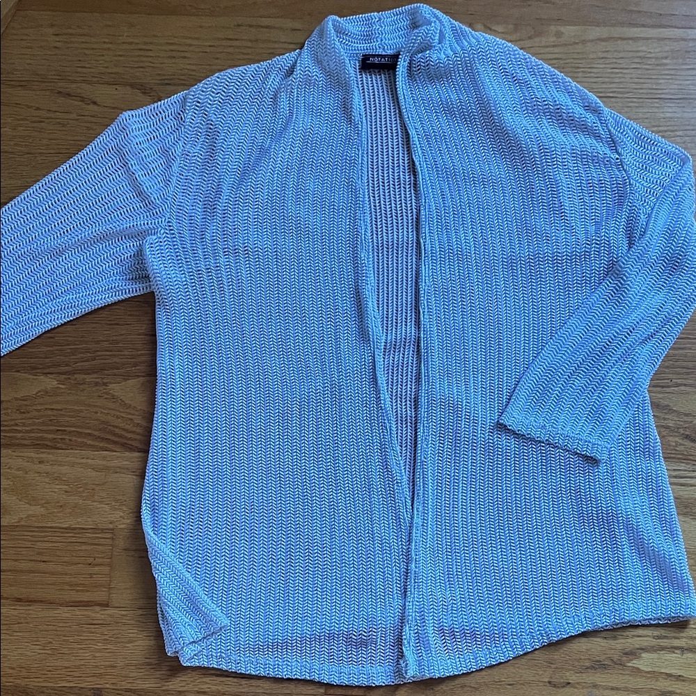 Notations White Knit Cardigan
